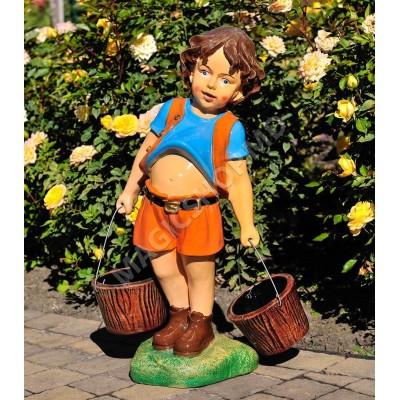 Садовая фигурка Cera Мальчик с ведрами 